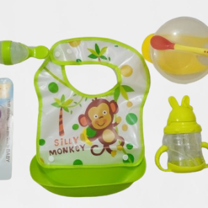 ৫ পিচ সিলিকন খাবার সেট (কম্বো)